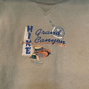 Vintage Fred Harvey GRAND CANYON Sweatshirt, Men/Women M Embroidered Crew